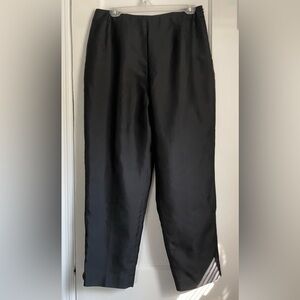 Talbot Petite Pure Silk, Business,Professional, career Pants, Black, Sz:  12
